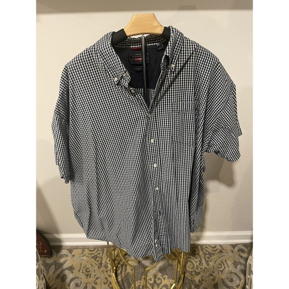 Wrangler Men's Premium Quality SS Button Down Shirt Size 3XL Check #128‎ - Picture 1 of 2
